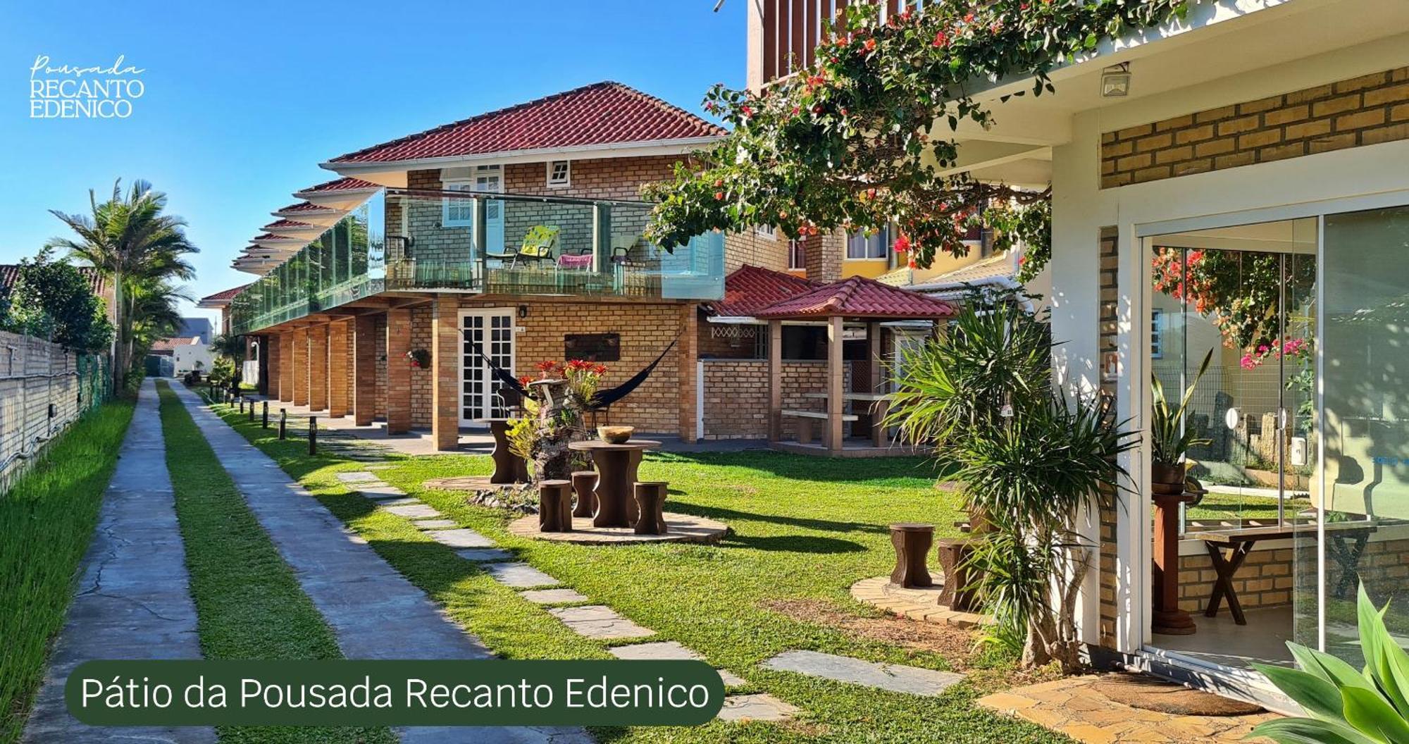 Pousada Recanto Edenico - A Beira Mar Da Praia Ponta Do Papagaio, Palhoca Sc Kültér fotó